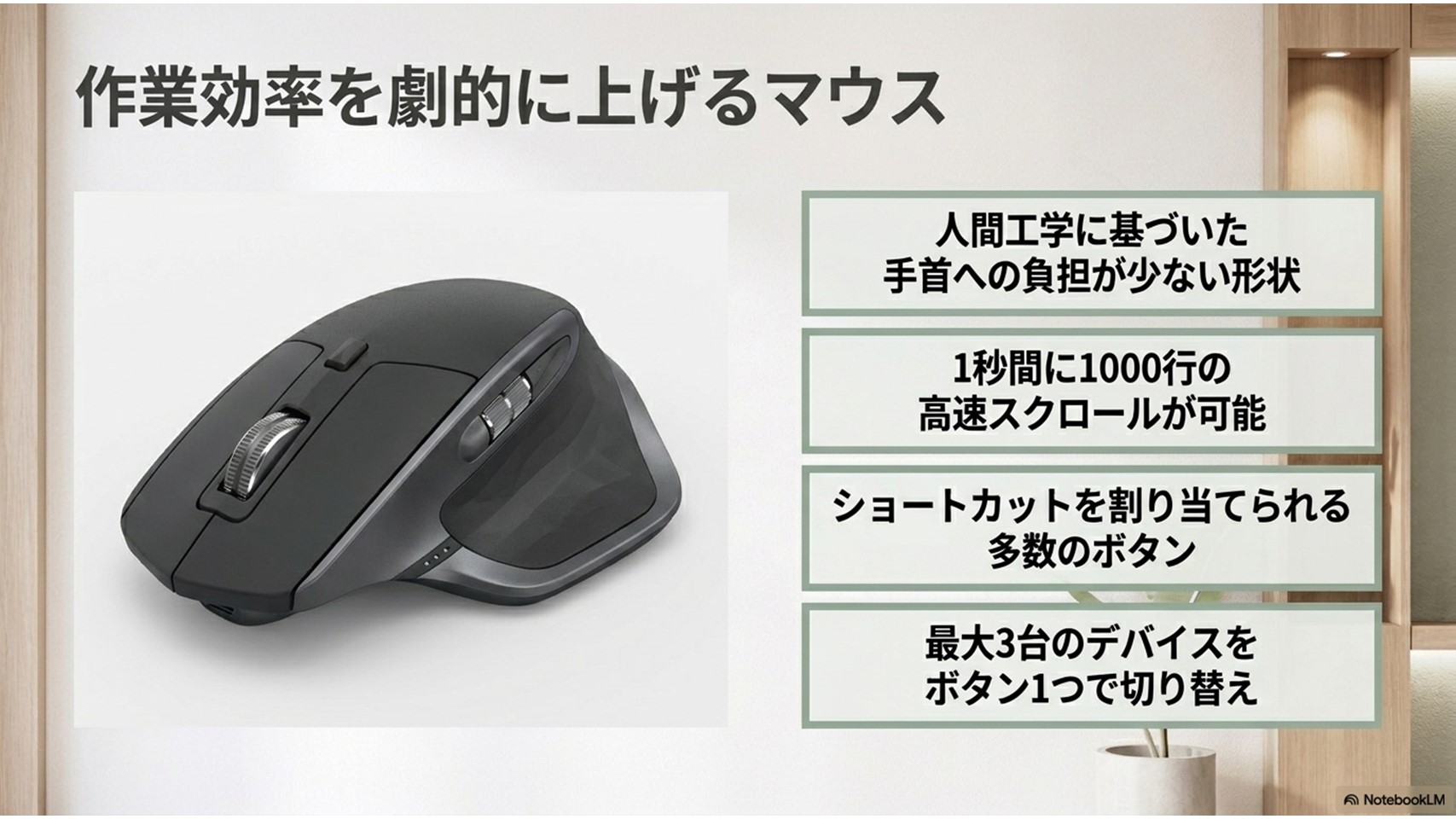 作業効率を上げるおすすめの高機能マウス